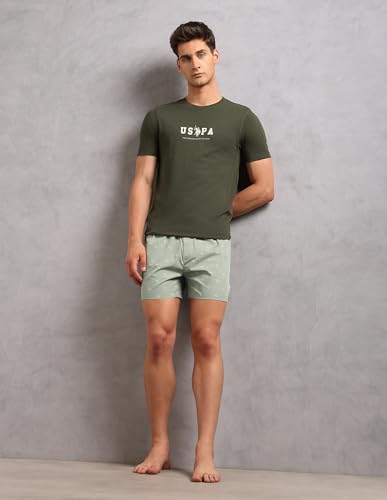 Image of U.S. Polo ASSN. Men's OEX12 Cotton Printed Inner Boxers - Pack of 1