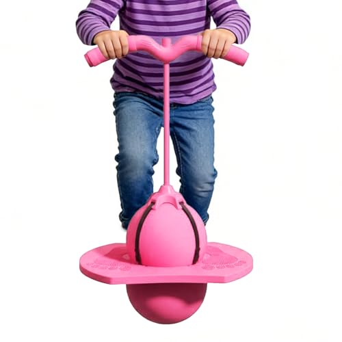 Pelota saltarina con asa para niños con bomba de inflado incluida para saltar