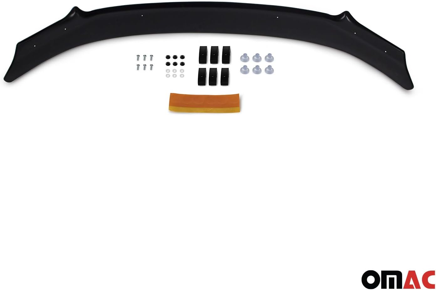 Front Bug Shield Hood Deflector for Toyota Land Cruiser Prado J150 2014-19 Black