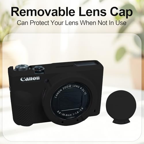 Funda de silicona para Canon Powershot G7 X Mark III miniatura 5