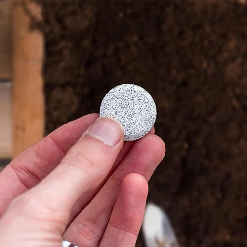 Envii Kompostbeschleuniger & Schnellkomposter Tabs, Natürliche Komposterzeugung und Aktivierung, Kompoststarter durch Nutzbakterien, Geeignet für alle Kompostbehälter, 12 Tabs für 1.800 L Kompost