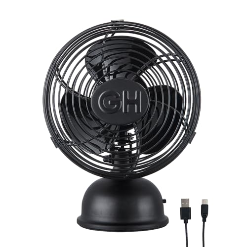 Good Housekeeping 92514 All-Metal Usb-Powered 5 Inch Oscillating Personal Fan thumb #2