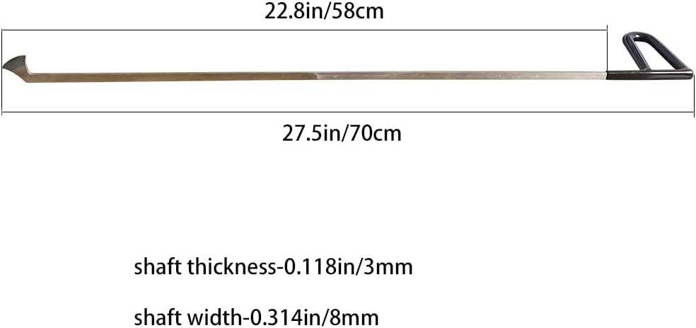 Paintless Dent Repair Whale Tail Tool,27 Inch Whale Tail,Professional Dent Removal Hand Tool for Minor Dents, Door Dings and Hail Damage