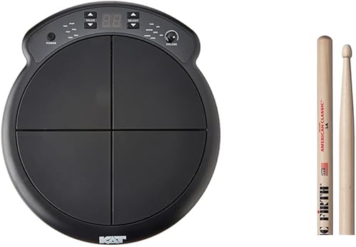 Miniatura 7 de Kat Percussion KTMP1 - Módulo de sonido electrónico para tambor y almohadilla de percusión, color negro