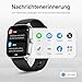 Smartwatch Herren Damen mit Telefonfunktion,1.85" HD Uhren mit Herzfrequenz Schlafmonitor SpO2 Schrittzähler,110+ Sportmodi Fitnessuhr,IP68 Wasserdichte Smart watch Kompatibel für iOS/Samsung/Android