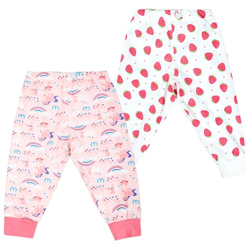 FLYISH DIRECT Baby Windelhosen, 2 Stück Sleepy Windelhose für Kinder, Baby Töpfchen Trainingshose Baumwolle Baby Windelrock für das Töpfchentraining, S