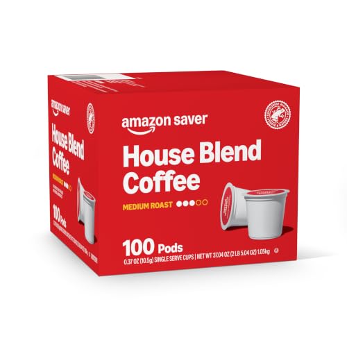 Amazon Saver House Blend Medium Roast Coffee Pods 100 CT - image 3