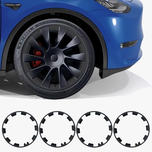 RAYLUXE Tesla Model Y Rim Protector Fit 20' Induction Wheels 2020-2024|Wheel Covers 20 inch|ABS...