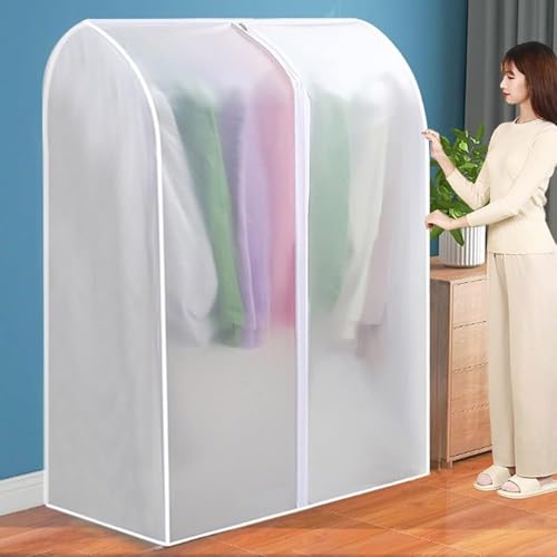 Housse de tringle à vêtements transparente longue 150cm pour robe