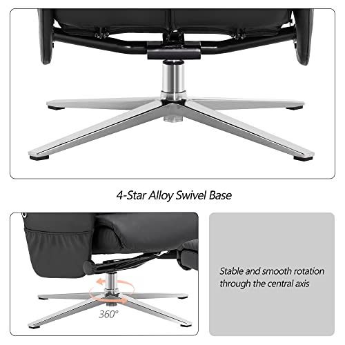 Sillón Chocolate Piel Sintética Plegable miniatura 7