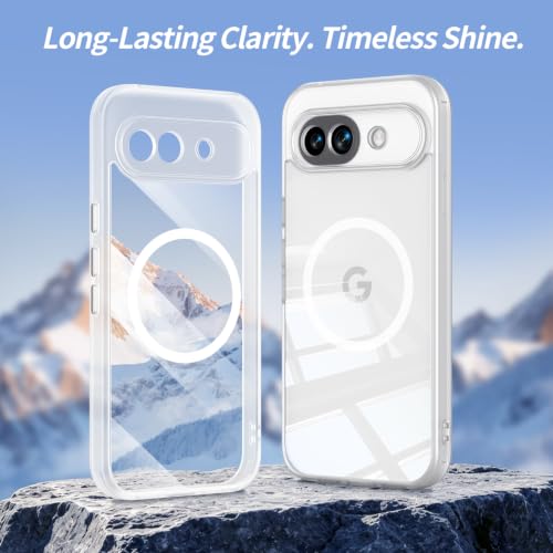 Image of Magnetic Case with Clear Back for Google Pixel 10a, Fit for MagSafe