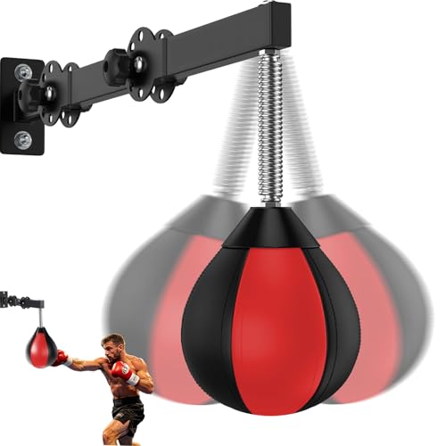 Sac de frappe pour entraînement de vitesse et de coordination avec fixation suspendue