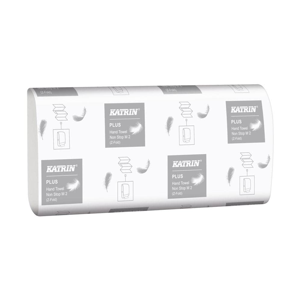 Auk White Katrin 61587 Plus Hand Towel Non Stop M2 2 Ply Wide Handy Pack (2400 X Sheets)