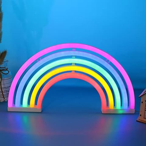 DWOOKE Neon Rainbow Light for Room Decor Cover