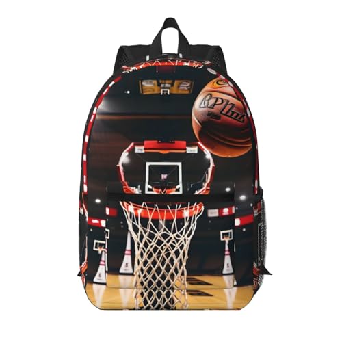 Sac à dos basket-ball EdWal noir léger taille unique pour sportifs