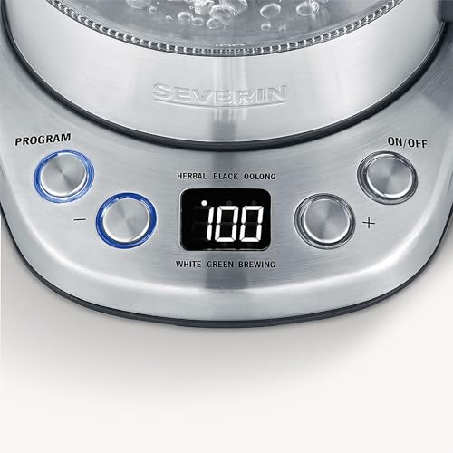 Severin Wk 3473 Bollitore Elettrico Per The-Acqua In Vetro 1 Litro - 3