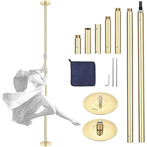 AW 10 FT Spinning Static Dancing Pole Kit w/Extensions Fitness Dance