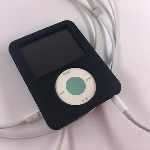 Soft Silicone Protective Skin Case Cover for iPod Nano 3 3rd (for Nano 3 Black)