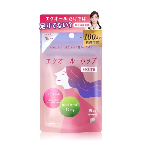 Sonael ソナエル エクオール ＋ ホップ 15日分 サプリメント 大豆イソフラボン えくおーる サプリの商品画像（Amazon）