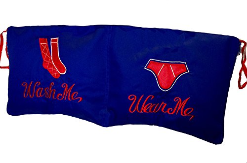 Starline LingerieMen Wash Me Wear Me Undies Travel Bag Organiser Buy 2 Get one Free Blue