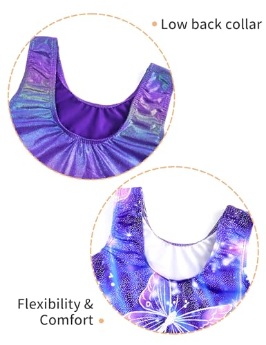 Image of 2 Pack Leotard for Girls Gymnastics Sparkly Sleeveless Unitards