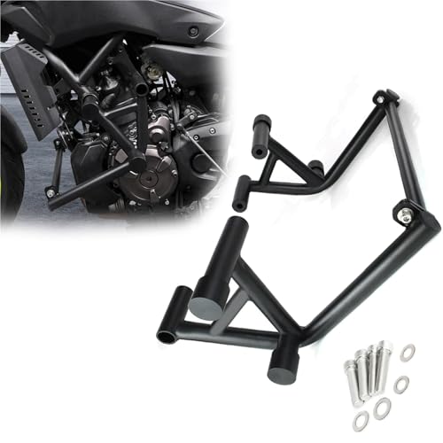 Cage stunt pour Yamaha MT-07 et FZ-07 2025 pare-chocs de protection moteur en acier