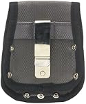 AWP Poche de mesure de bande avec clip de ceinture métallique et boucle de tunnel, accessoire de courroie d'outils