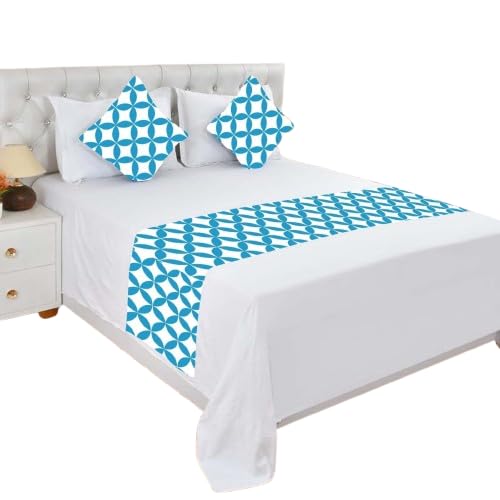 Bed Runners & Cushion Cover (Multicolor 1)-picture-16