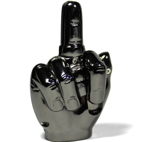 Middle Finger with Sound Refillable Butane Torch Lighter 3 Inch.