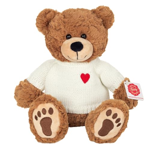 Teddy Hermann 91326 peluche ours Teddy Percy avec pull lavable 30cm