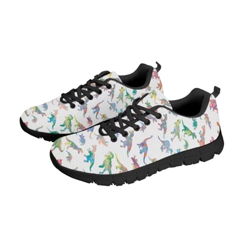 SYtrade Women's Walking Shoes Sports Sneakers Breathable Mesh Upper - Breathing Shoes Black Sole4