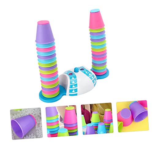 TOYANDONA 1 Conjunto Copos Empilháveis ​​divertidos Para Crianças Competidor De Stacks Copos De Empi