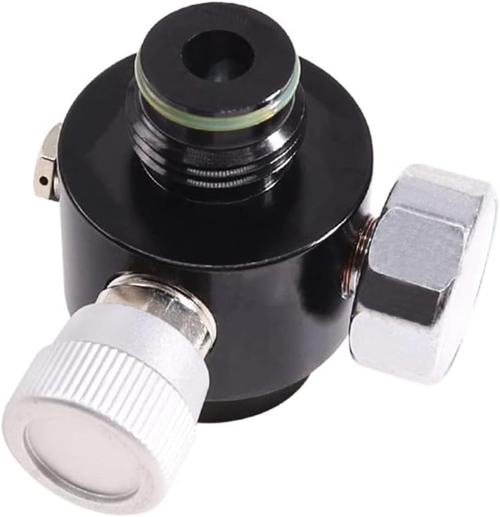 New Paintball Inner Thread,CO2 Cylinder Tank,On/Off Valve with 1500Psi Gauge,G1/2-14