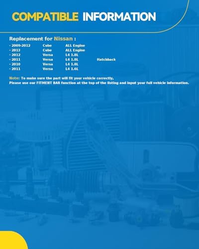 Image of PHILTOP 2021684AM Air Conditioner AC Compressor with Clutch for Nissan Versa 2011 1.6L, 2010-2012 1.8L,Cube 2009-2013