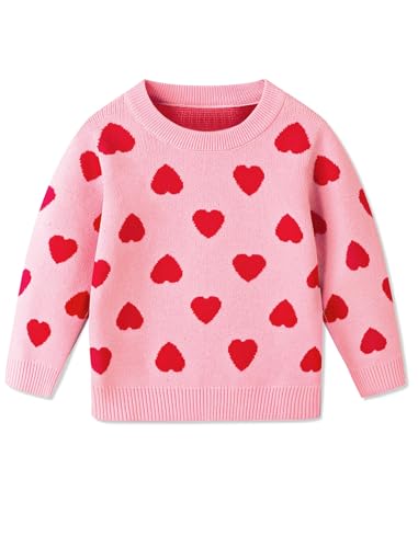 Toddler St. Patrick's Day Shamrock Sweater, Green Knit Pullover, Long Sleeve Crew Neck, Clover Design