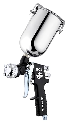 Image of G 24 Paint Spray Gun | 1.4 Mm Nozzle | 500 Ml Stainless Steel Cup | Perfect for Industrial & General Spray Applications