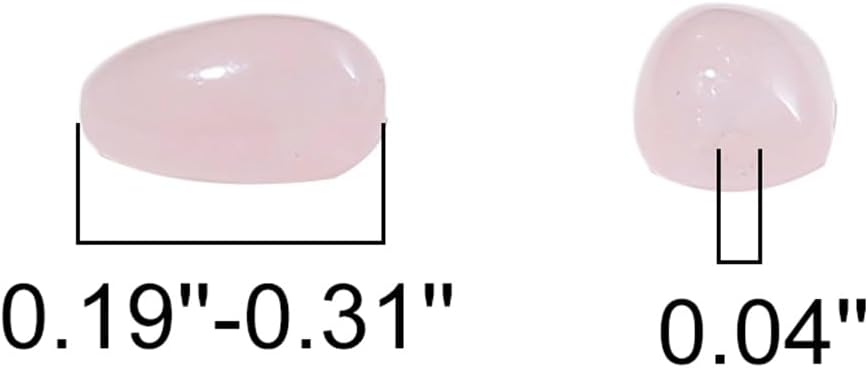 Natural Irregular Freeform Rose Quartz Stone Beads for DIY Jewelry Making 5-8mm 38cm - Image 3