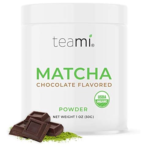 Teami Matcha Green Tea Powder - Chocolate - Ceremonial Grade USDA Organic Cover