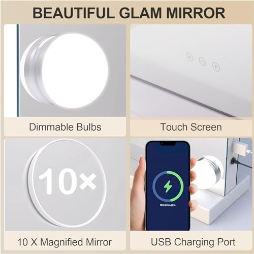 Espejo para Maquillaje YOURLITE Rectangular con Luz miniatura 3