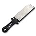 Sungwoo Knife Sharpener Stone Handheld 400/1000grit Double Sided Diamond Sharpening Stone for Knife and Scissor (Black+White)