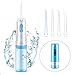 Produktbild Munddusche Elektrische Wasser Flosser, Oraler Irrigator 5 Düsen und 4 Modi Elektrische Zahnreiniger USB wiederaufladbarer 200ml Wassertank für Zuhause Reise