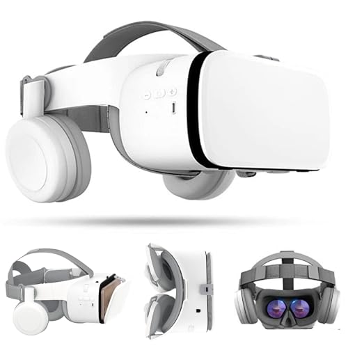 VR-Headset, 3D-Virtual-Reality-Headset Brillen für Erwachsene und Kinder 3D Videos & Spiele Spielen, VR-Brille Handy für iPhone 17 16, 15, 14, 13, 12 11 Pro X XR SE, Samsung Galaxy S24, S23, S22 Edge