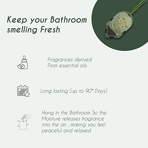 Image of Air Freshener For Toilet Bathroom Washroom Deodorizer Scent 5 ml. Essential Oil Diffuser Eliminates Odor Air Purifying Aroma Box Hanging Automatic Smell Remover (Tango Fragrance, 1 pcs)