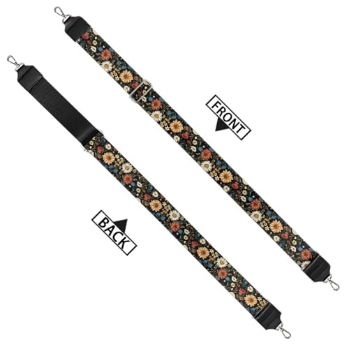 Image of Adjustable Purse Strap Replacement, Wide Shoulder Canvas Bag Strap, Crossbody Handbag Strap