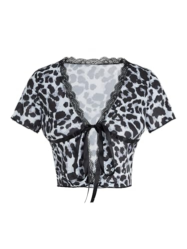 トップス theredthread S fluffy tie tops cropped THEREDTHREAD / ザレッドスレッド】S fluffy tie tops cropped