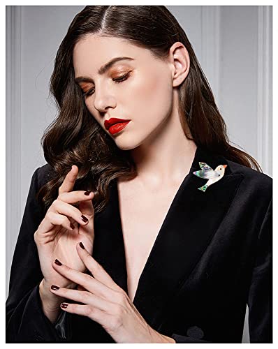 Shell Bird Brooch Pin For Women Girls Fashion Cute Abalone Shells Animal Lapel Pins Cute Dress Accessories Birthday Christmas Anniversary Jewelry Unisex Gift #TOP1