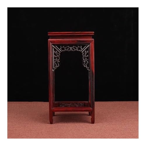 Base para bonsái de madera secuoya cuadrada y soporte de exhibición para té 7