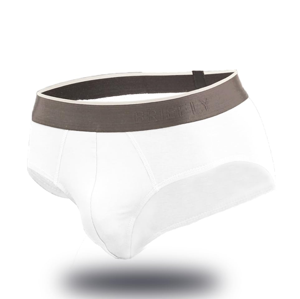 briefly Mens Cotton Brief for Everyday Use - Comfortable Fit (Pack of 1) - V-8COL-picture-53