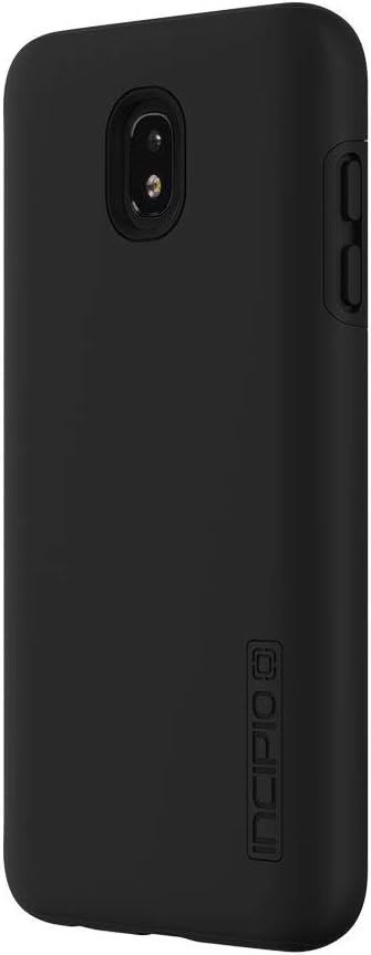 Incipio DualPro Samsung Galaxy J7 (2018) Case with Shock-Absorbing Inner Core & Protective Outer Shell for Samsung Galaxy J7 (2018) - Black/Black