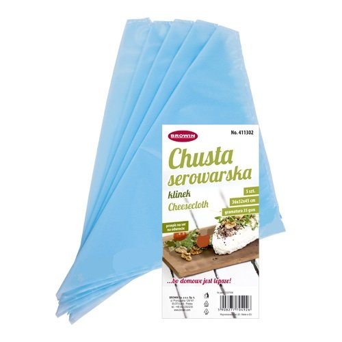 MultiDepot 1 x Chiffon Lot de 5 Fromage Filtre Chiffon 36 x 32 x 45 x Forme Conique de Fabrication de Fromage Fromagerie 411302 Cover